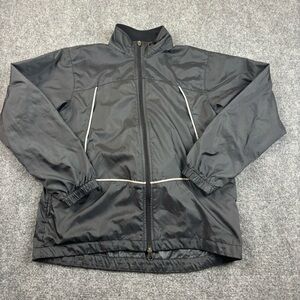 NIKE Women’s Black Lightweight Running Jacket converts to backpack size: XS